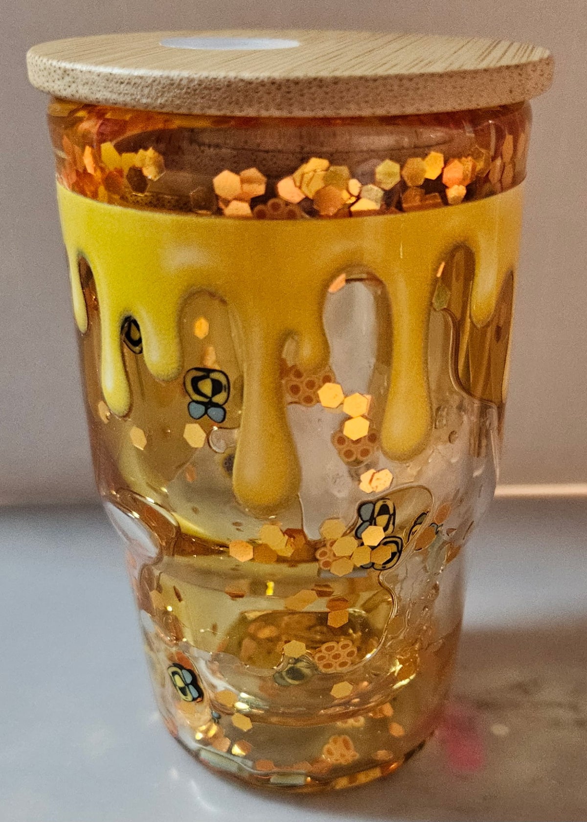 Honey Drip 3oz Snowglobes Glass