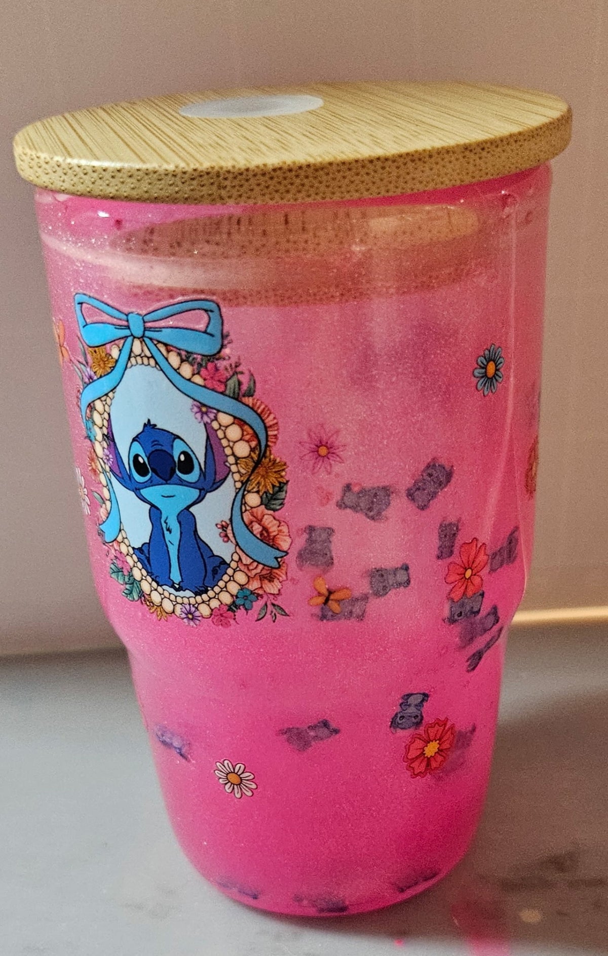 Stitch 3oz Snowglobes Glass